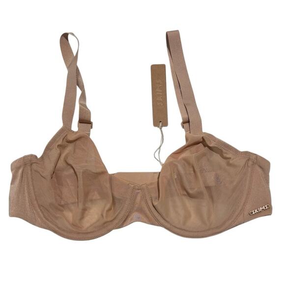 SKIMS No show molded unlined Demi clay Tan Underwire Bra NEW Size 34C - Picture 9 of 9